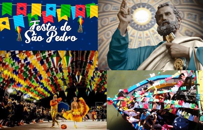 Na data de 29 de junho é celebrado o Dia de São Pedro e São Paulo, apóstolos e mártires